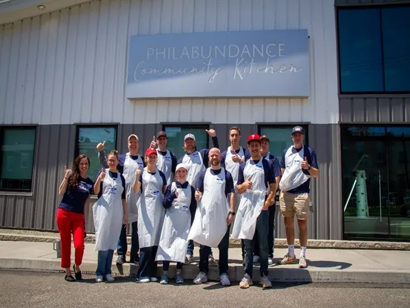 Team Freedom Cares team at Philabundance